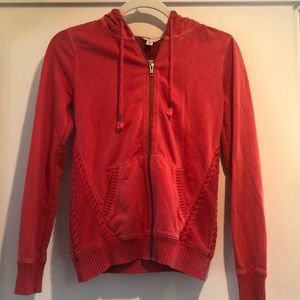Coral hoodie